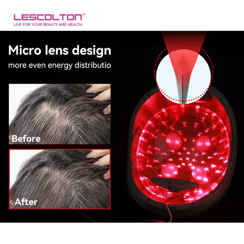Hair Growth Cap Anti Hair Loss Hair Growth Laser Helmet Hat Hair Regrowth Light Therapy Device Hair Growth Treatment Hat Machine