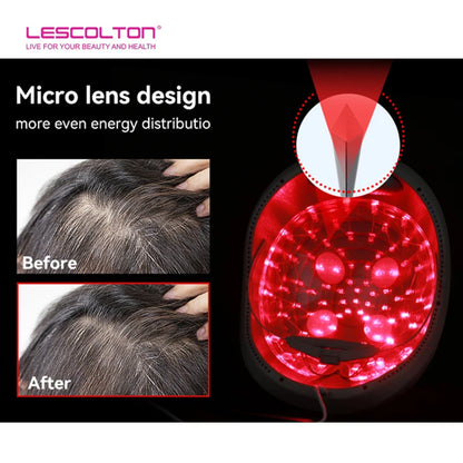 Hair Growth Cap Anti Hair Loss Hair Growth Laser Helmet Hat Hair Regrowth Light Therapy Device Hair Growth Treatment Hat Machine