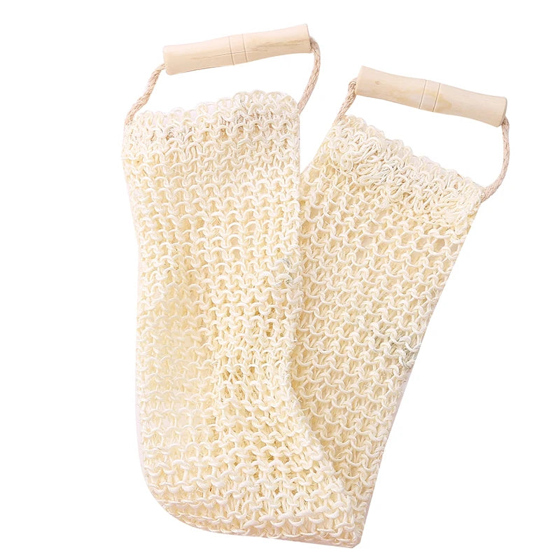 Body Scrub Beauty Health Bath and Body Care Jute Bath Towel Shower Towel Back Body Exfoliating Belt Shower Scrubber