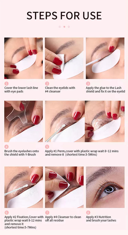 ICONSIGN Upgrade Lash Lift Kit lashing Brow Semi Permanent Curling Perming Wave Eyelash Perm Lasting 6-8 Weeks Dropshipping