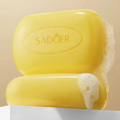 1/2pcs SADOER Sulfur Mite Removing Facial Soap Universal Handmade Soap for Body Face Wash Foam Moisturizing Facial Cleanser
