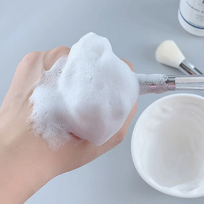 Facial Cleanser Brush Soft Hair Face Massage Wash Brush Face Mask Brush Portable Skin Care Tool
