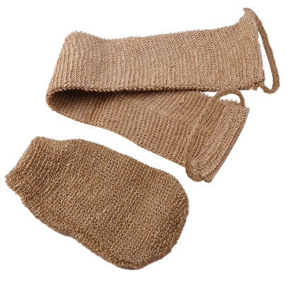 Body Scrub Beauty Health Bath and Body Care Jute Bath Towel Shower Towel Back Body Exfoliating Belt Shower Scrubber
