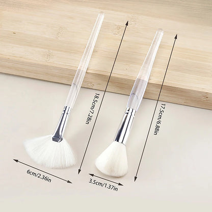 Facial Cleanser Brush Soft Hair Face Massage Wash Brush Face Mask Brush Portable Skin Care Tool