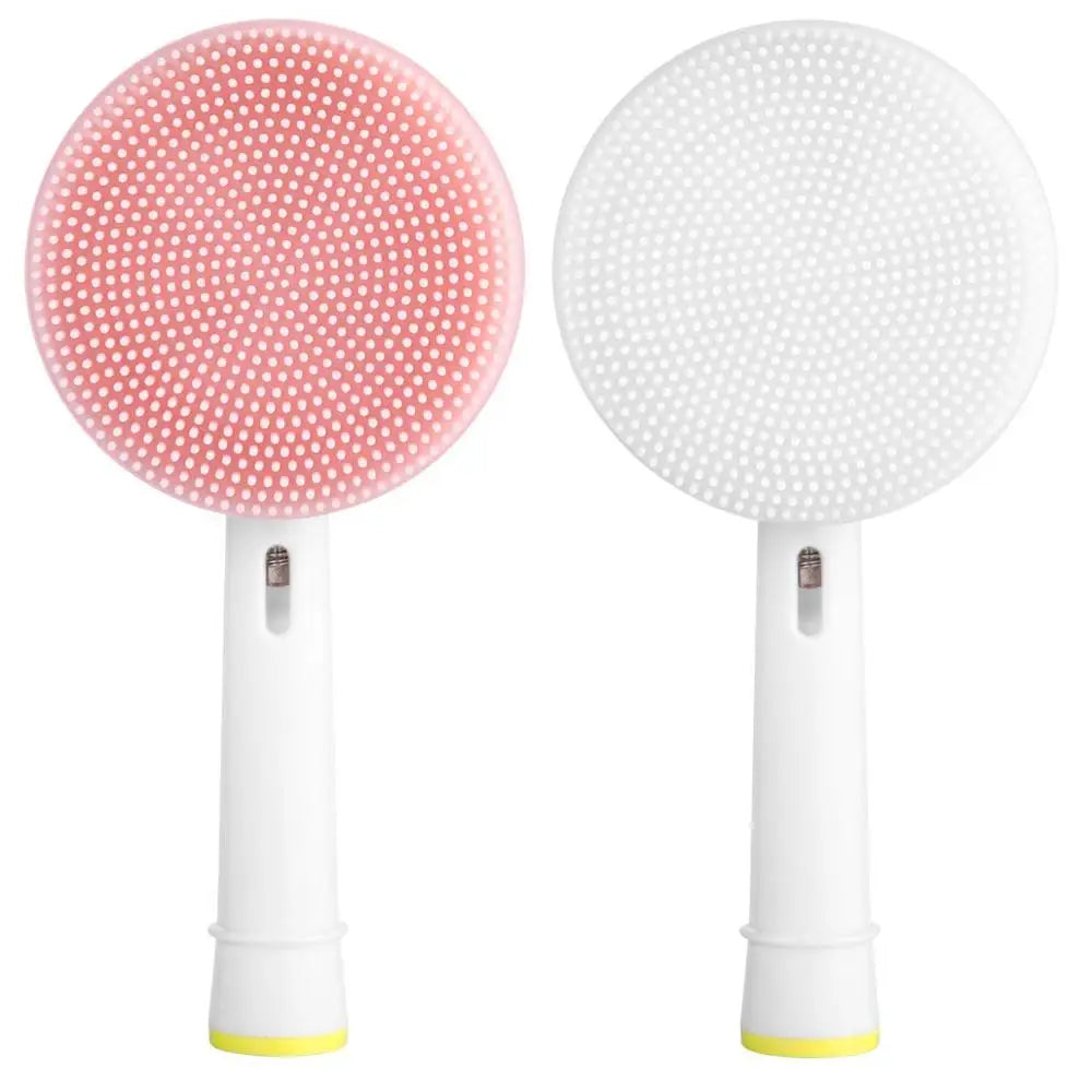 Facial Brush Head For Braun Oral b Vitality Triumph D12 D16 D20 D34 Electric Toothbrush Head Silicone Facial Cleansing Brush