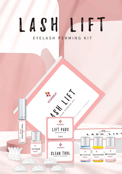 ICONSIGN Upgrade Lash Lift Kit lashing Brow Semi Permanent Curling Perming Wave Eyelash Perm Lasting 6-8 Weeks Dropshipping