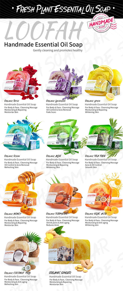 Lemon Loofah Soap