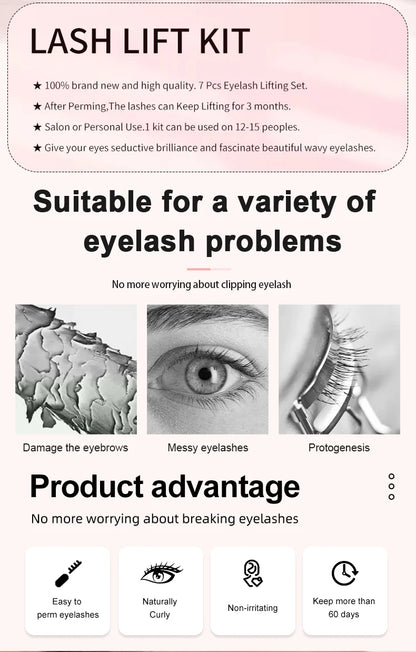 ICONSIGN Upgrade Lash Lift Kit lashing Brow Semi Permanent Curling Perming Wave Eyelash Perm Lasting 6-8 Weeks Dropshipping