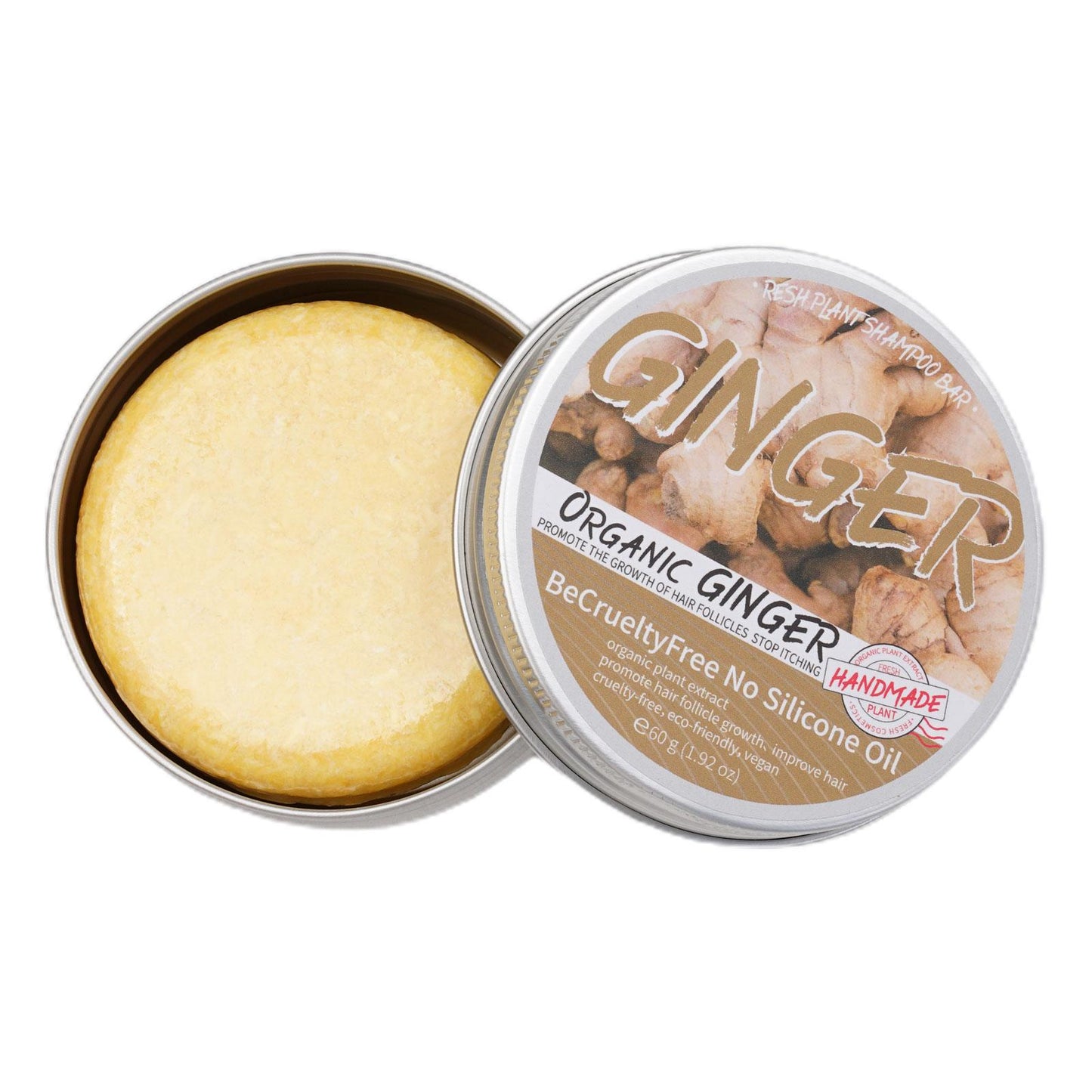 1/3/5/10pcs Ginger Polygonum Soap Shampoo Soap Cold Processed Soap Hair Shampoo Bar Pure Plant Hair Shampoos Hair Care