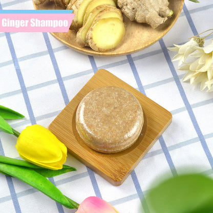 1/3/5/10pcs Ginger Polygonum Soap Shampoo Soap Cold Processed Soap Hair Shampoo Bar Pure Plant Hair Shampoos Hair Care