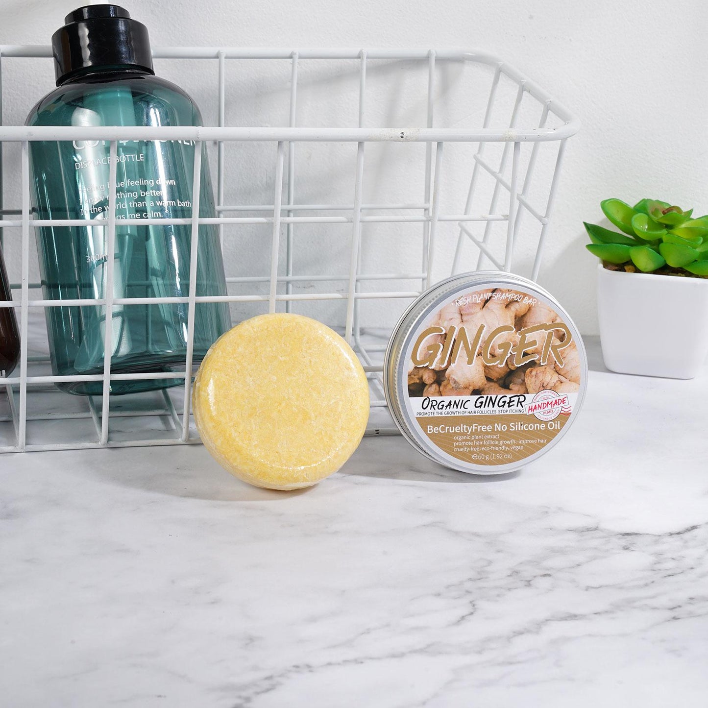 1/3/5/10pcs Ginger Polygonum Soap Shampoo Soap Cold Processed Soap Hair Shampoo Bar Pure Plant Hair Shampoos Hair Care
