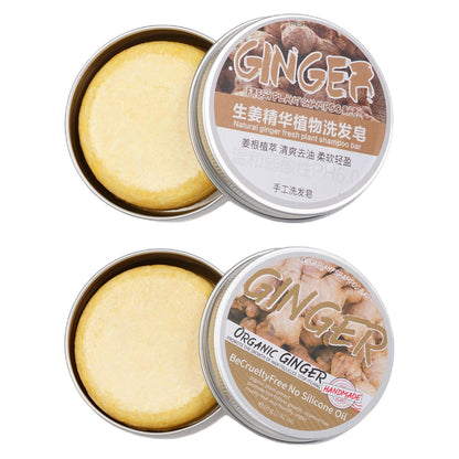 1/3/5/10pcs Ginger Polygonum Soap Shampoo Soap Cold Processed Soap Hair Shampoo Bar Pure Plant Hair Shampoos Hair Care