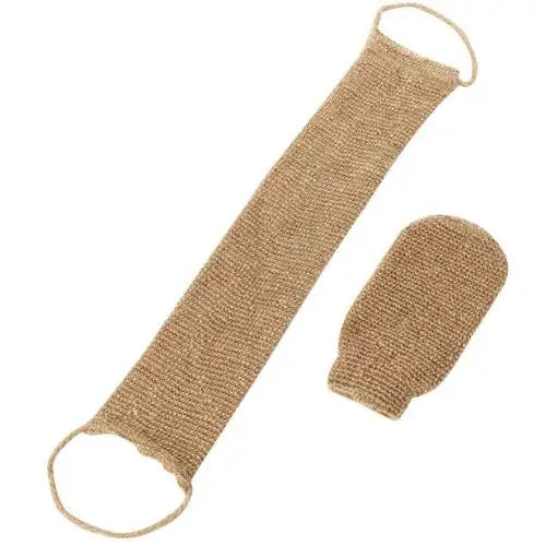 Body Scrub Beauty Health Bath and Body Care Jute Bath Towel Shower Towel Back Body Exfoliating Belt Shower Scrubber