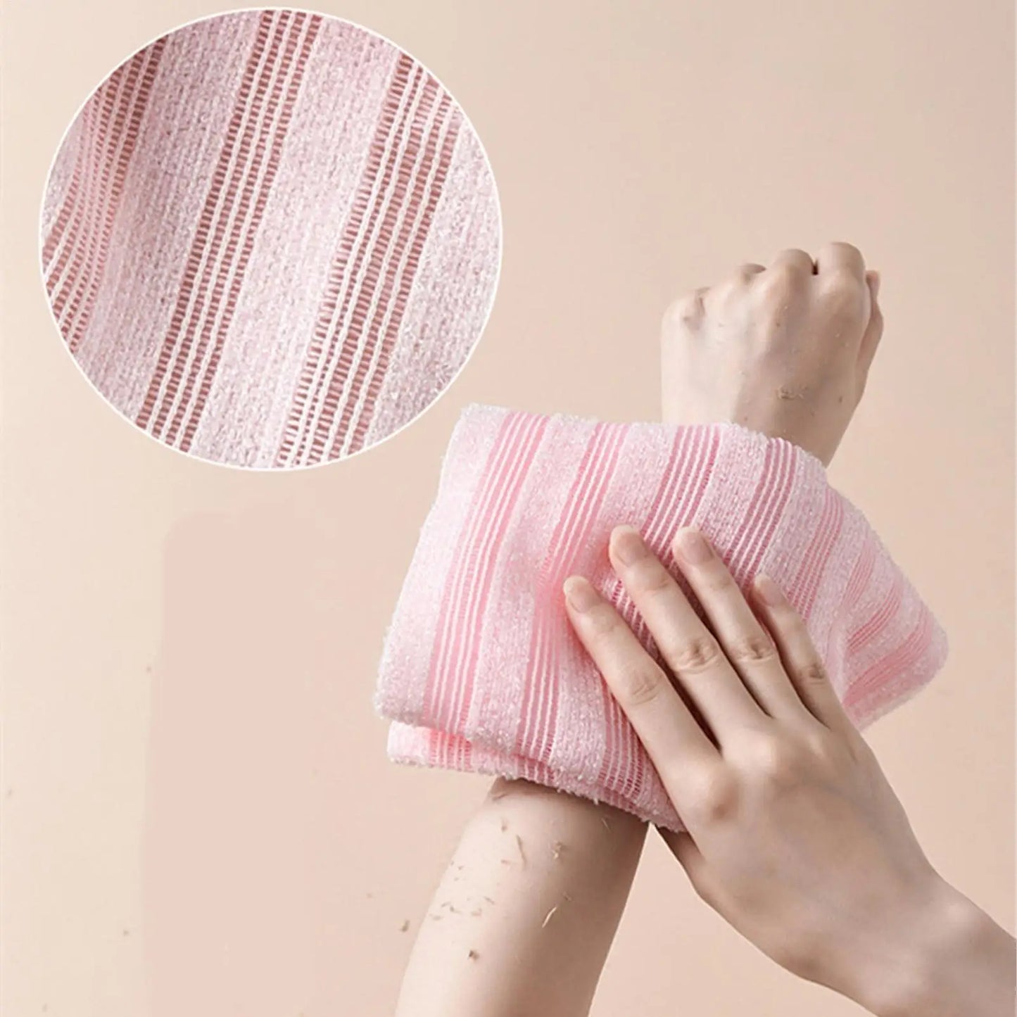 Body Exfoliator Towel Bath Body Back Wash Cloth Towel Bath Scrubber Exfoliating Scrub Shower Sponge Body Bathroom Accessories