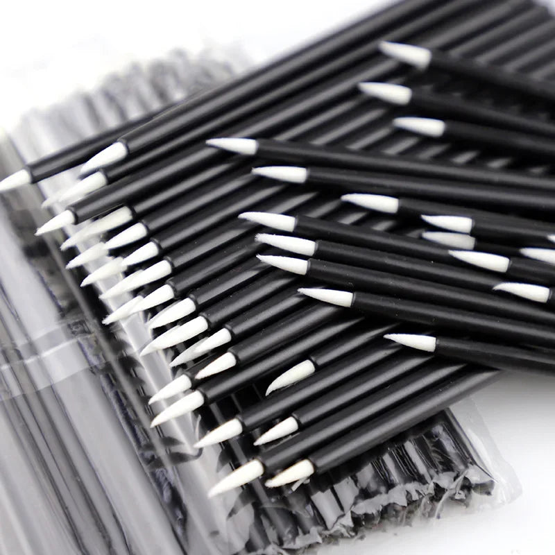 50/100PCS Disposable MakeUp Lip Brush Lipstick Gloss Wands Applicator Make Up Must-Have Cosmetic Tools