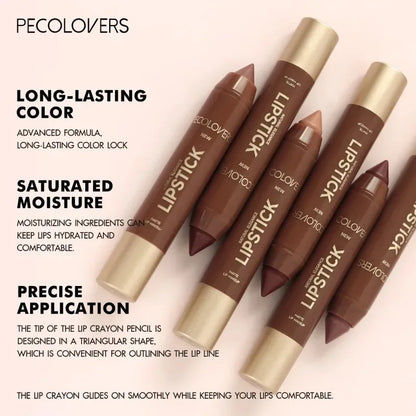 1SET Lip Liner Pencil Set, Lip Liner with Lip Gloss, Outline Lip Contour, Moisturize Lips, Full Andarming Lips, Lip Makeup