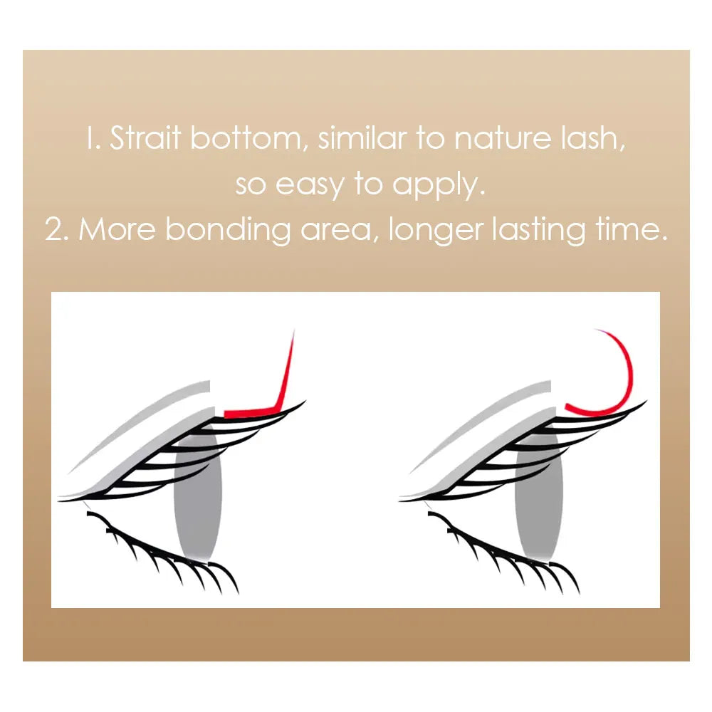 MASSCAKU LU/L Curl YY 3D 4D 5D W Style Lash Extension Handcrafted Soft Fiber Natural Lash Effect Mixed 8–15mm Length for Salon
