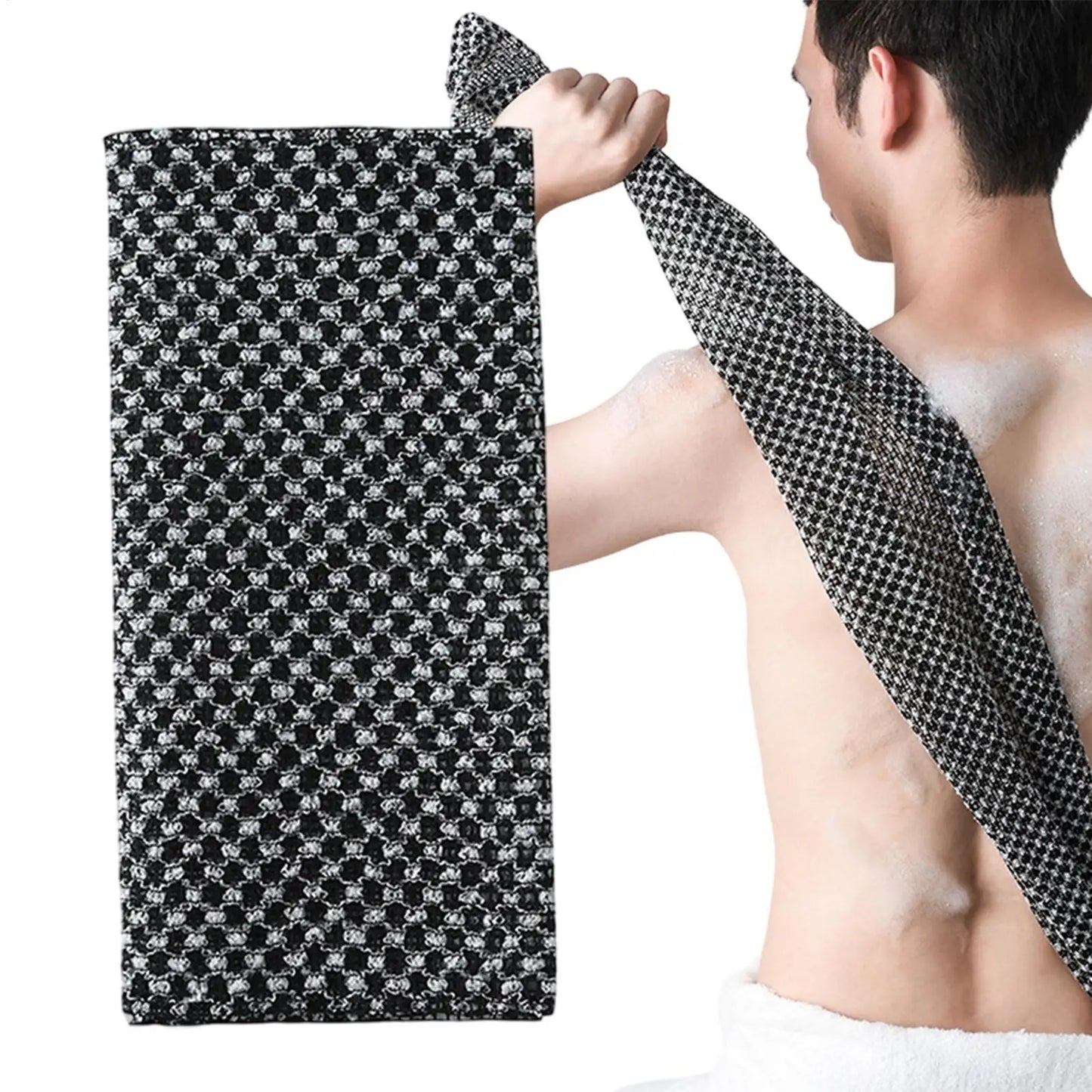 Body Exfoliator Towel Bath Body Back Wash Cloth Towel Bath Scrubber Exfoliating Scrub Shower Sponge Body Bathroom Accessories