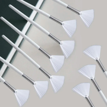 DIY facial mask brush set, soft smear brush, makeup tools, including soft fan, facial brush, acid smear brush