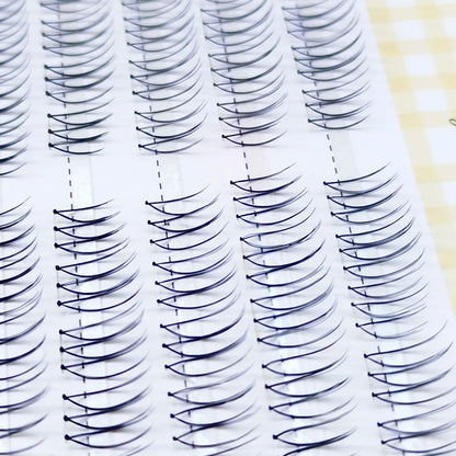 100 Clusters U-Shaped K-Pop Lashes C Curl Natural Volume False Eyelashes Small Flame Under Eyelashes DIY Idol Eyelash Extension