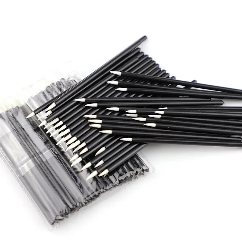 50/100PCS Disposable MakeUp Lip Brush Lipstick Gloss Wands Applicator Make Up Must-Have Cosmetic Tools