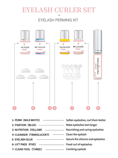 ICONSIGN Upgrade Lash Lift Kit lashing Brow Semi Permanent Curling Perming Wave Eyelash Perm Lasting 6-8 Weeks Dropshipping