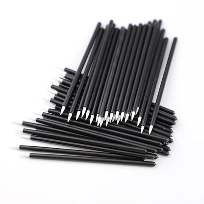 50/100PCS Disposable MakeUp Lip Brush Lipstick Gloss Wands Applicator Make Up Must-Have Cosmetic Tools