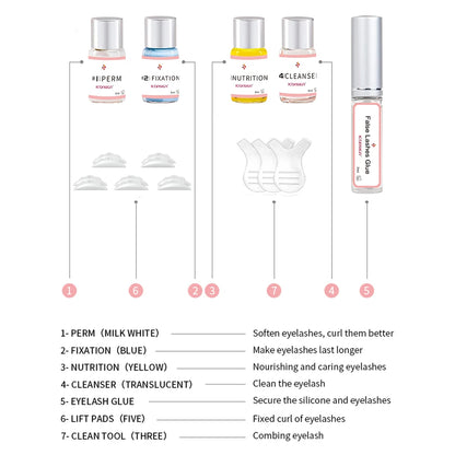 ICONSIGN Upgrade Lash Lift Kit lashing Brow Semi Permanent Curling Perming Wave Eyelash Perm Lasting 6-8 Weeks Dropshipping