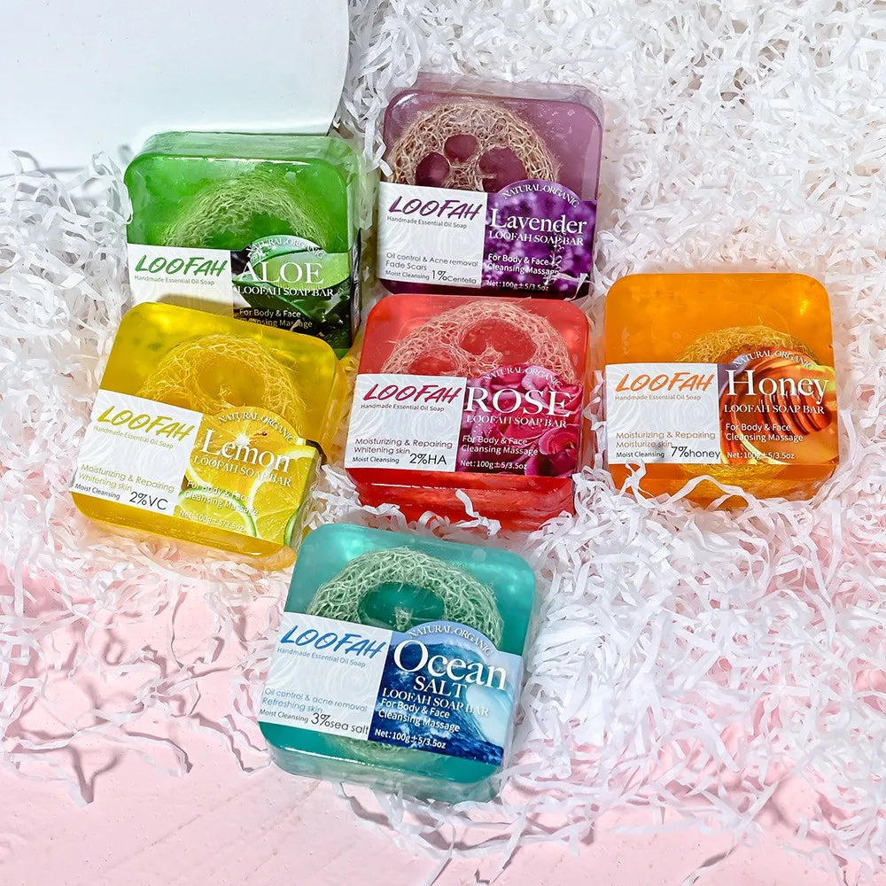 Lemon Loofah Soap